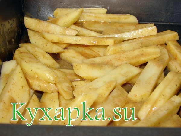 запекать картофель в духовке - рецепт на Kyxapka.su