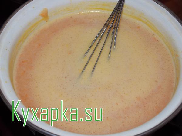 Суп-пюре сырный с грибами