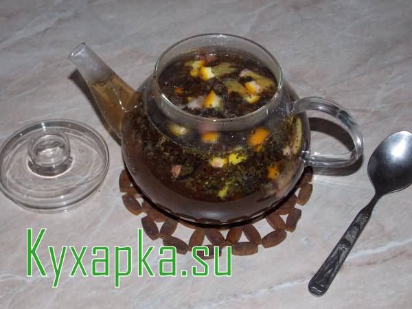 Цитрусово-ягодный чай