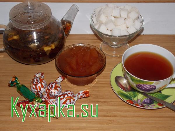 Цитрусово-ягодный чай 