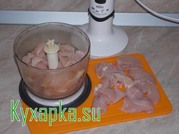 Вкусные куриные котлеты с грибами 