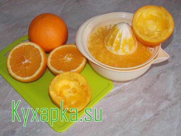 Желе из апельсинов 