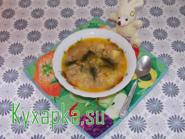Геркулесовый суп: рецепт с мясным фаршем 
