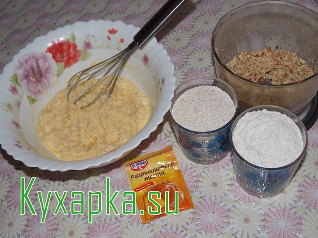 Овсяное печенье с орехами на Kyxapka.su 