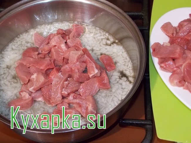 Стручковая фасоль с мясом на Kyxapka.su 