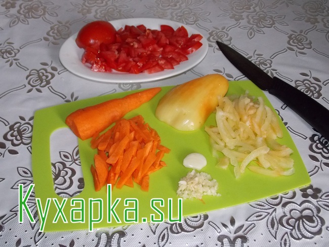 Стручковая фасоль с мясом на Kyxapka.su 