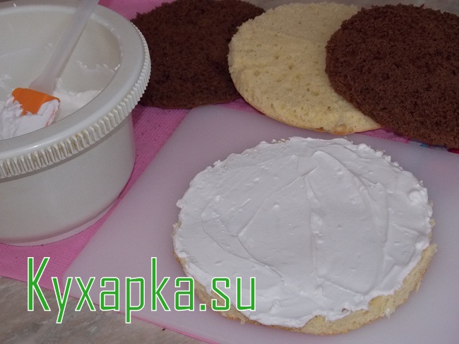 Бисквитный торт на воскресенье 8 марта на Kyxapka.su  