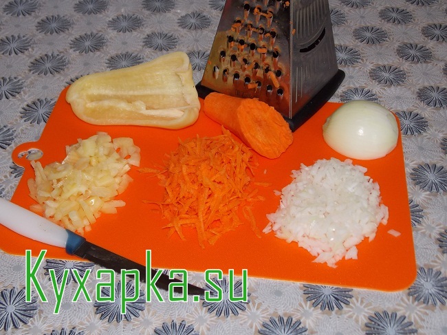 Кабачки фаршированные: рис, грибы и овощи на Kyxapka.su 