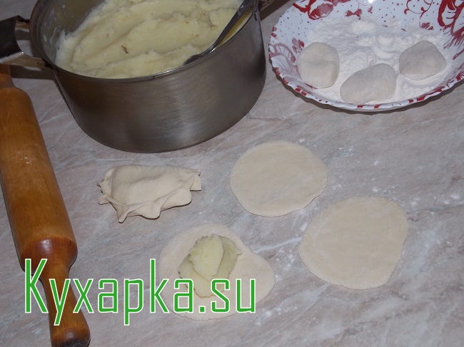 Украинские вареники с картофелем на Kyxapka.su 
