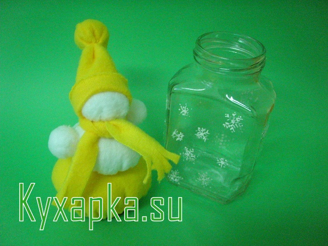 Как изготовить баночку для сладостей на Kyxapka.su 