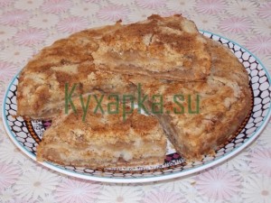 Насыпной яблочный пирог на Kyxapka.su